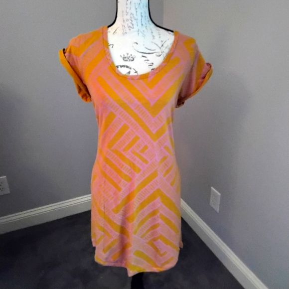 NWT Prana Bon Vivante Curry Wander Print Dress - S - Picture 5 of 15